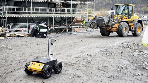 Robottechnológia építési munkaterületen