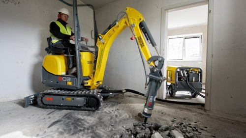 Dual power Wacker Neuson kotró