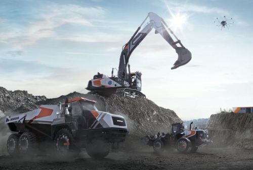 Intelligens építőipari megoldások a Doosan-tól