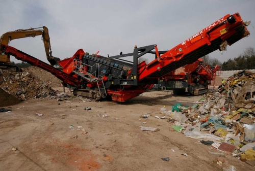 Új Terex mobil osztályozó