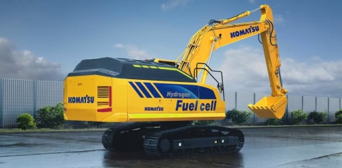 Hidrogén üzemanyagcellás kotrót tesztel a Komatsu