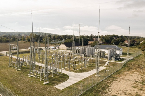 Transzformátorállomást adtak át a Dunántúlon