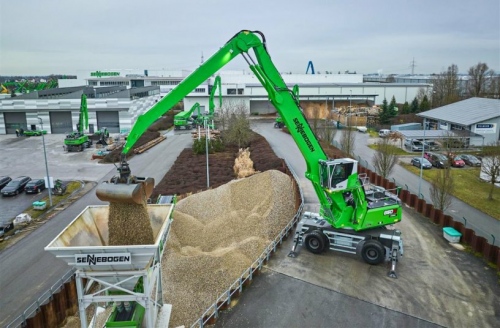 Bauma: új Sennebogen hibrid anyagmozgató